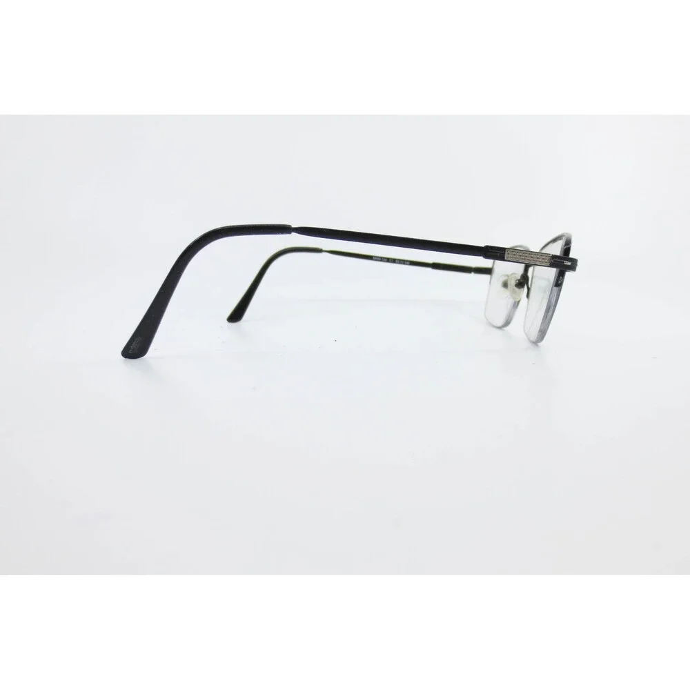 Michael Ryen Europa MRM-120 C1 Black Semi Rimless Eyeglass Frames 53-17-140